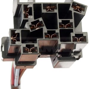 Dorman Headlight Switch, OE Solutions™, 9 Blade Terminals, Black/ Silver, Plastic, With 12 Inch Wiring Harness – 901-265