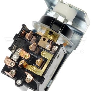Dorman Headlight Switch, OE Solutions™, 9 Blade Terminals, Black/ Silver, Plastic – 901-292
