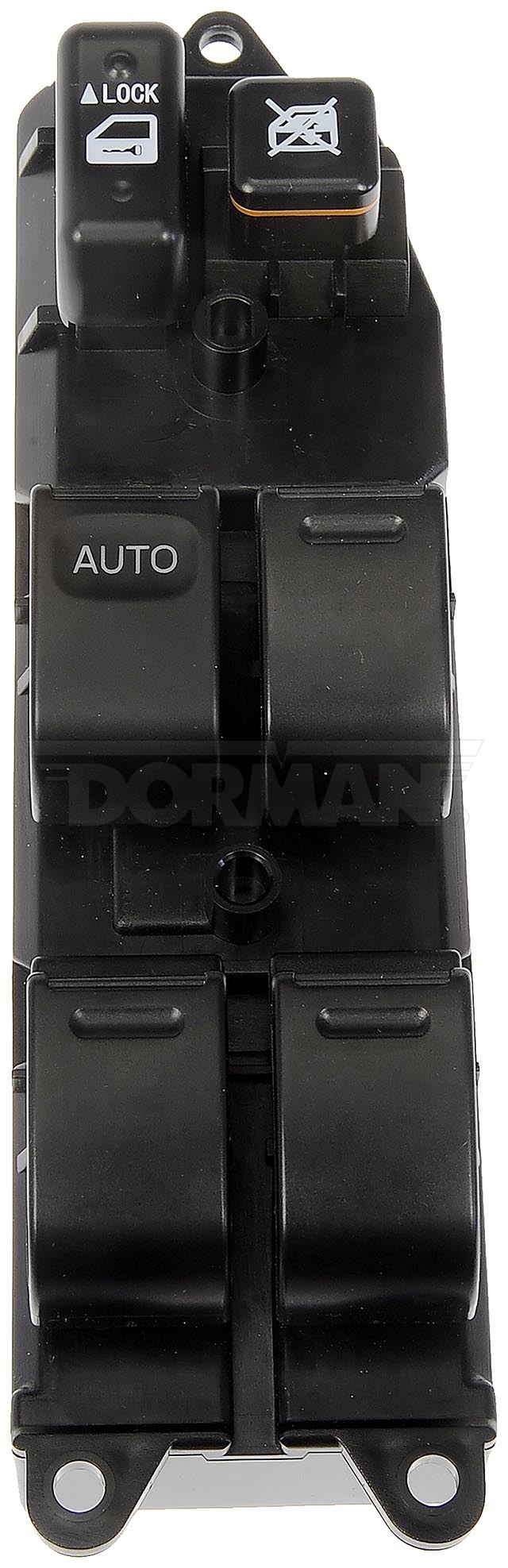 Dorman Power Window Switch, OE Solutions™, 18 Blade Male Terminal, Non-Illuminated, Black, Plastic Housing, Single – 901-750