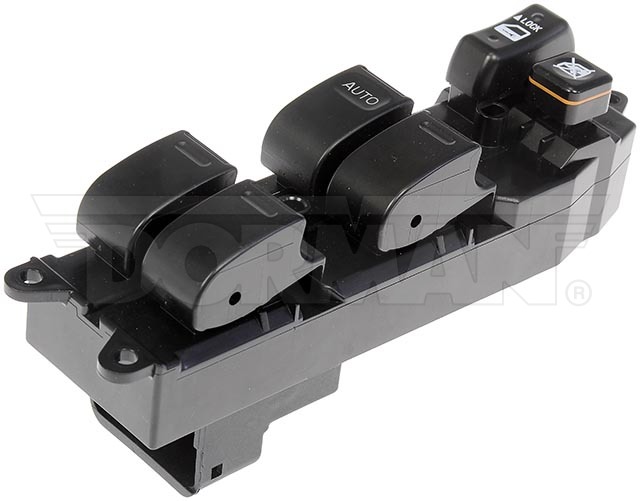 Dorman Power Window Switch, OE Solutions™, 18 Blade Male Terminal, Non-Illuminated, Black, Plastic Housing, Single – 901-750