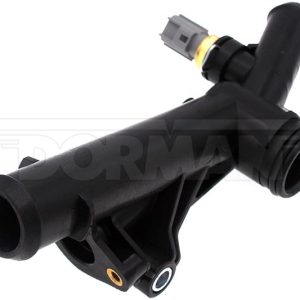 Dorman Engine Coolant Water Outlet, OE Solutions ™, 90 Degree Neck, Black, Plastic, With O-Ring – 902-1084