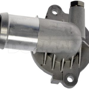 Dorman Thermostat Housing, OE Solutions™, Aluminum, Gasket, Silver, With Thermostat/ Gasket – 902-3035HP