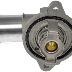 Dorman Thermostat Housing, OE Solutions™, Aluminum, Gasket, Silver, With Thermostat/ Gasket – 902-3035HP