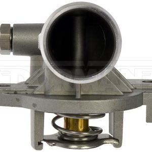 Dorman Thermostat Housing, OE Solutions™, Aluminum, Gasket, Silver, With Thermostat/ Gasket – 902-3035HP