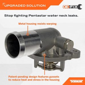 Dorman Thermostat Housing, OE Solutions ™, Aluminum, O-Ring, Natural, With Thermostat – 902-3036XD