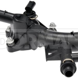 Dorman Engine Coolant Water Outlet, OE Solutions ™, 15 Degree Angle Neck, With Gasket/ Sensor/ Clip/ Plug – 902-846