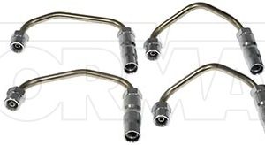 Dorman Fuel Injector Line, OE Solutions™, M14 X 1.5 Female Inlet/ Outlet Fitting, Silver, Steel – 904-126KT