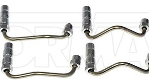 Dorman Fuel Injector Line, OE Solutions™, M14 X 1.5 Female Inlet/ Outlet Fitting, Silver, Steel – 904-126KT