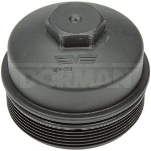 Dorman Fuel Filter Cap, OE Solutions ™, 4.13 Inch Diameter, 3.15 Inch Length, Black, Nylon, Carded, Frame Mounted – 904-204CD