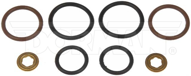 Dorman Fuel Injector O-Ring, OE Solutions ™, Viton, With 6 O-Rings/2 Metal Tip Seals – 904-207