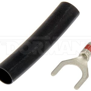 Dorman Wire Terminal End, Conduct-Tite ®, 1/4 Inch Spade Terminal, 22-16 Gauge Wire, 0.63 Inch Length, Pack of 10 – 90901
