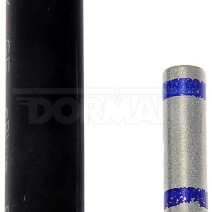 Dorman Wire Terminal End, Conduct-Tite®, Butt Terminal, 16-14 Gauge Wire, Steel Connector, Blue, Set of 10, With 10 Shrink Tubes – 90905