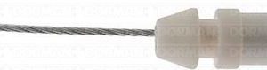Dorman Trunk Lid Release Cable, OE Solutions™, Black, Steel – 912-704
