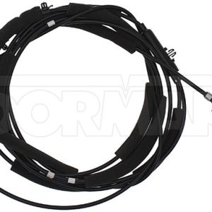 Dorman Trunk Lid Release Cable, OE Solutions ™, 186 Inch Length, Steel Cable/ Plastic Outer Sleeve – 912-779