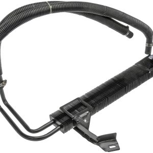 Dorman Power Steering Fluid Cooler, OE Solutions™, Black, Steel, With Hoses – 918-301