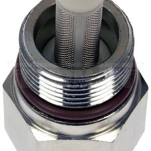 Dorman Turbocharger Oil Filter, OE Solutions™, 2.1 Inch Length, 0.1 Inch Inlet/ 1 Inch Outlet Diameter, 300 Micron Rating, Stainless Steel – 918-361