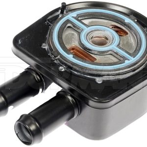 Dorman Fluid Cooler, OE Solutions™, For Engine Oil, 5-1/2 Inch Length X 3.8 Inch Width X 1-1/2 Inch Depth, 10 Core Rows, Male Fitting Type – 918-687