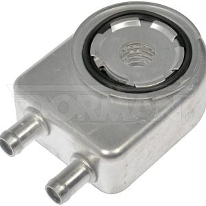 Dorman Fluid Cooler, OE Solutions™, For Engine Oil, 5.9 Inch Length X 3.6 Inch Width X 1-1/2 Inch Depth, 8 Row Core, Male Fitting Type – 918-907