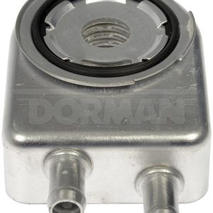 Dorman Fluid Cooler, OE Solutions™, For Engine Oil, 5.9 Inch Length X 3.6 Inch Width X 1-1/2 Inch Depth, 8 Row Core, Male Fitting Type – 918-907