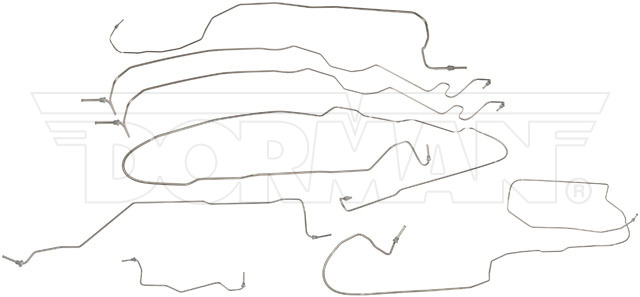 Dorman Brake Line Kit, OE Solutions ™, With 7 Stainless Steel Brake Lines – 919-219