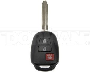 Dorman Key Fob Case, 2 Black Buttons/ 1 Red Button, With Blank Key – 92068