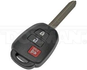 Dorman Key Fob Case, 2 Black Buttons/ 1 Red Button, With Blank Key – 92068