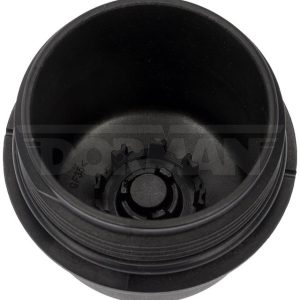 Dorman Oil Filter Cover, OE Solutions ™, 68.14 Millimeter Diameter, Natural, PA66, Black, 76.73 Millimeter Length, Thread on Mounting – 921-116