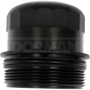 Dorman Oil Filter Cover, OE Solutions™, 3.53 Inch Diameter X 3.683 Inch Height, Black/ Silver, Aluminum/ Plastic/ Rubber – 921-151