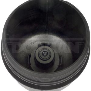Dorman Oil Filter Cover, OE Solutions™, 3.53 Inch Diameter X 3.683 Inch Height, Black/ Silver, Aluminum/ Plastic/ Rubber – 921-151