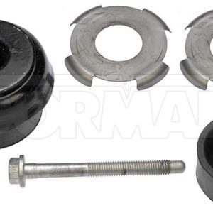 Dorman Body Mount Bushings, OE Solutions ™, Black, Rubber, With Upper Bushing/Lower Bushing/Bolt/ Retainer/Shims, Single – 924-040