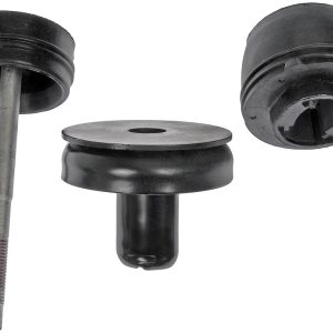 Dorman Body Mount Bushings, OE Solutions ™, Black, Rubber, With Upper Bushing/Lower Bushing/Bolt, Single – 924-041