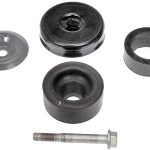 Dorman Body Mount Bushings, OE Solutions™, Black, Rubber, With Lower Bushing/Upper Bushing/Retainer/Bolt, Single – 924-181