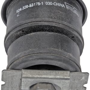 Dorman Body Mount Bushings, OE Solutions ™, Black, Rubber, With Lower Isolator/Upper Isolator/Bolt/Washer/ Nut, Single – 924-320