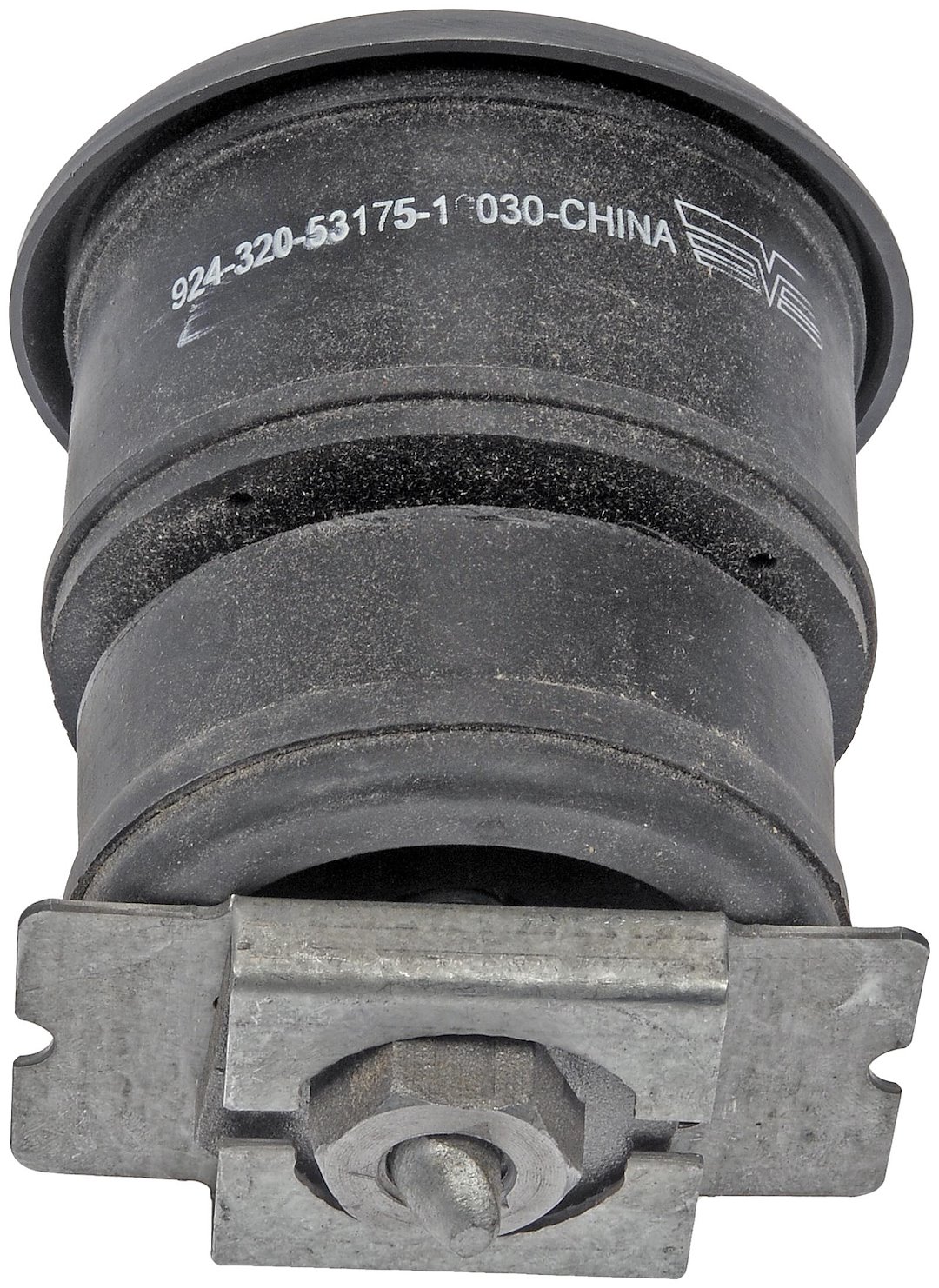 Dorman Body Mount Bushings, OE Solutions ™, Black, Rubber, With Lower Isolator/Upper Isolator/Bolt/Washer/ Nut, Single – 924-320