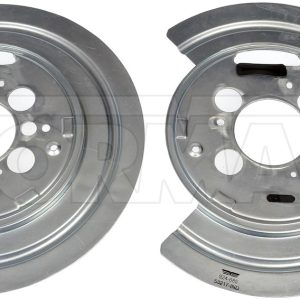 Dorman Brake Backing Plate, OE Solutions ™, 75 Millimeter Inside Diameter, Steel, Silver, Set of 2 – 924-685