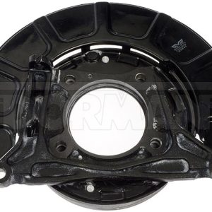 Dorman Brake Backing Plate, OE Solutions™, 102 Millimeter Inside Diameter, 373 Millimeter Maximum Diameter, Steel, Black, Single – 926-371