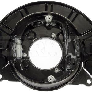 Dorman Brake Backing Plate, OE Solutions™, 102 Millimeter Inside Diameter, 373 Millimeter Maximum Diameter, Steel, Black, Single – 926-371