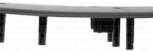 Dorman Seat Track Cover, OE Solutions ™, Plastic, Gray – 926-440
