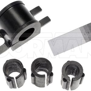 Dorman Stabilizer Bar Mount Bushing, OE Solutions™, 28 Millimeter Bar Diameter, Black, Rubber, Non-Greaseable, With Bracket – 928-475