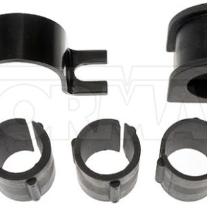 Dorman Stabilizer Bar Mount Bushing, OE Solutions™, 39 Millimeter Bar Diameter, Black, Rubber, Non-Greaseable, With Bracket – 928-476