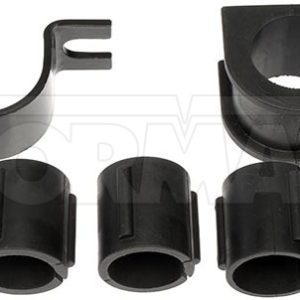 Dorman Stabilizer Bar Mount Bushing, OE Solutions™, 39 Millimeter Bar Diameter, Black, Rubber, Non-Greaseable, With Bracket – 928-476