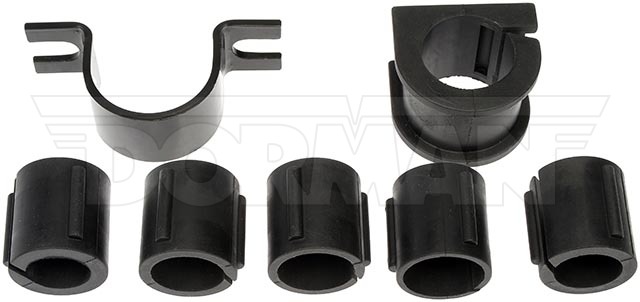 Dorman Stabilizer Bar Mount Bushing, OE Solutions™, 39 Millimeter Bar Diameter, Black, Rubber, Non-Greaseable, With Bracket – 928-476