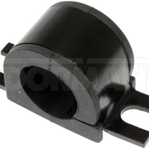 Dorman Stabilizer Bar Mount Bushing, OE Solutions™, 39 Millimeter Bar Diameter, Black, Rubber, Non-Greaseable, With Bracket – 928-476