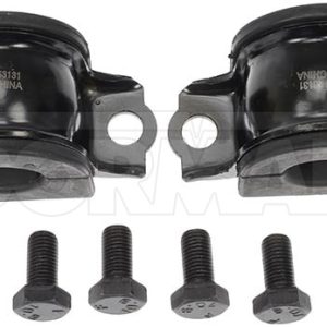 Dorman Stabilizer Bar Mount Bushing, OE Solutions ™, Black, Rubber, Non-Greaseable, With 2 Brackets/ 4 Bolts/ 4 Washers – 928-566