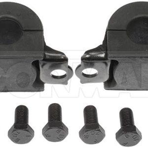 Dorman Stabilizer Bar Mount Bushing, OE Solutions ™, Black, Rubber, Non-Greaseable, With 2 Brackets/ 4 Bolts/ 4 Washers – 928-566