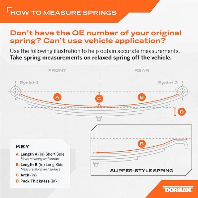 Dorman Leaf Spring, OE Solutions™ – 929-202