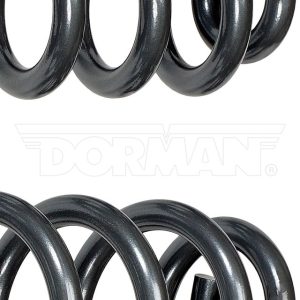 Dorman Coil Spring, OE Solutions™, 16 Inch Length, Powder Coated, Metallic Gray, 5160H Alloy, Set of 2 – 929-942