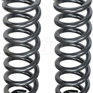 Dorman Coil Spring, OE Solutions™, 16 Inch Length, Powder Coated, Metallic Gray, 5160H Alloy, Set of 2 – 929-942