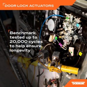 Dorman Fuel Filler Door Lock Actuator, OE Solutions ™, With Integrated Latch Assembly, Black, Metal/ Plastic, Without Wiring Harness – 937-992