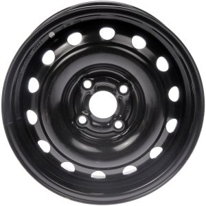 Dorman Wheel, 14 Inch Diameter X 5.5 Inch Width, 4 X 100 Millimeter/ 4 X 3.94 Inch Bolt Pattern, 60 Degree Conical Seat Lug, 14 Hole – 939-105